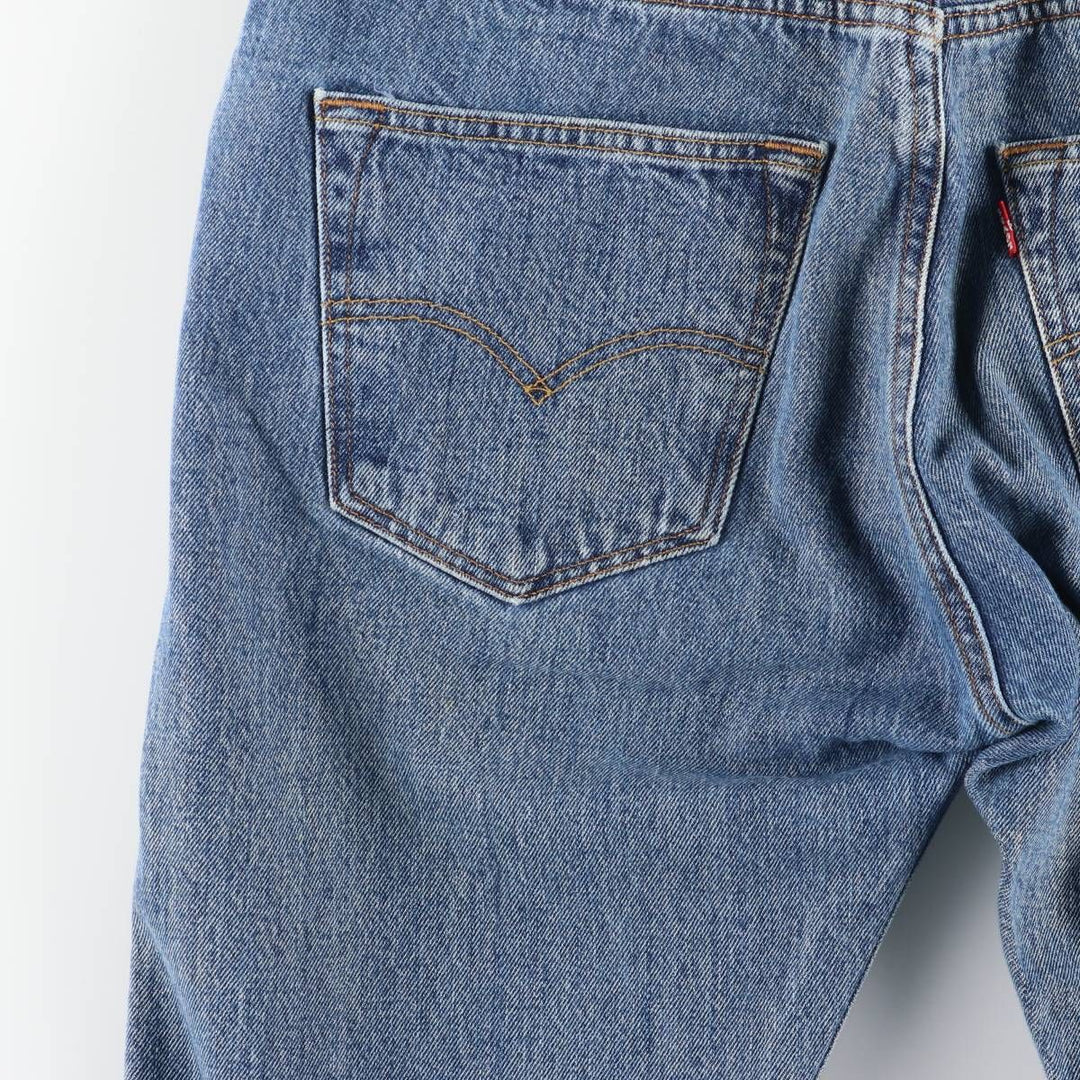 Levi's 501 straight denim pants for men, size W33 cotton blue type Vintage Second Hand