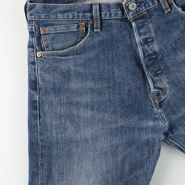 Levi's 501 straight denim pants for men, size W34 cotton blue type Vintage Second Hand