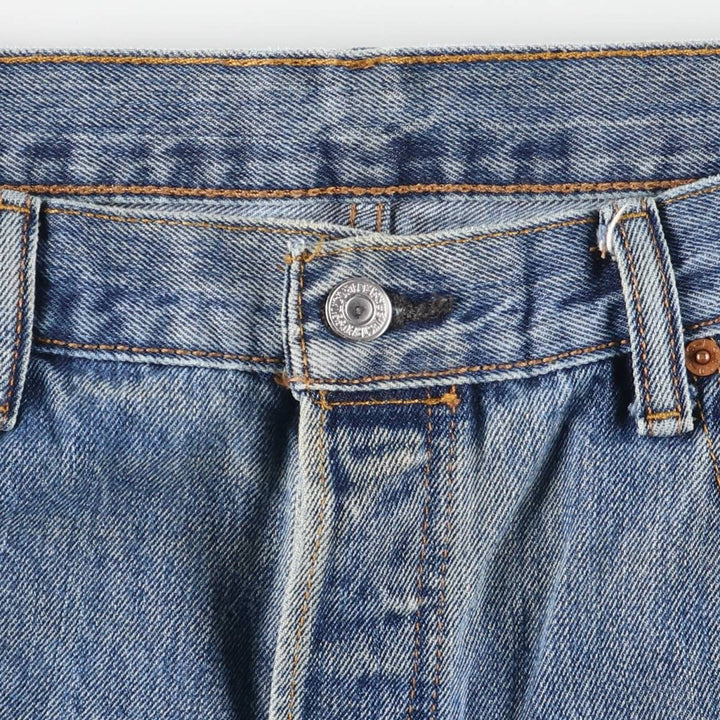 Levi's 501 straight denim pants for men, size W36 cotton blue type Vintage Second Hand