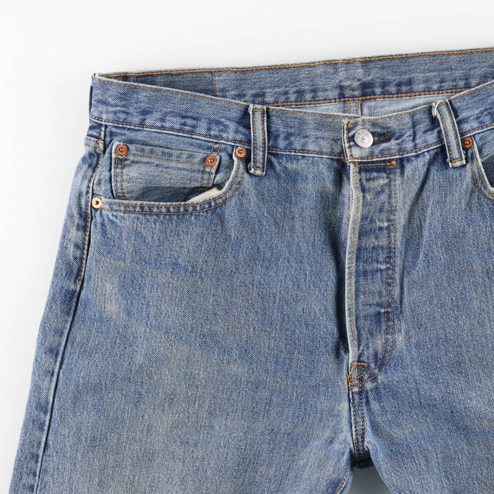 Levi's 501 straight denim pants for men, size W36 cotton blue type Vintage Second Hand