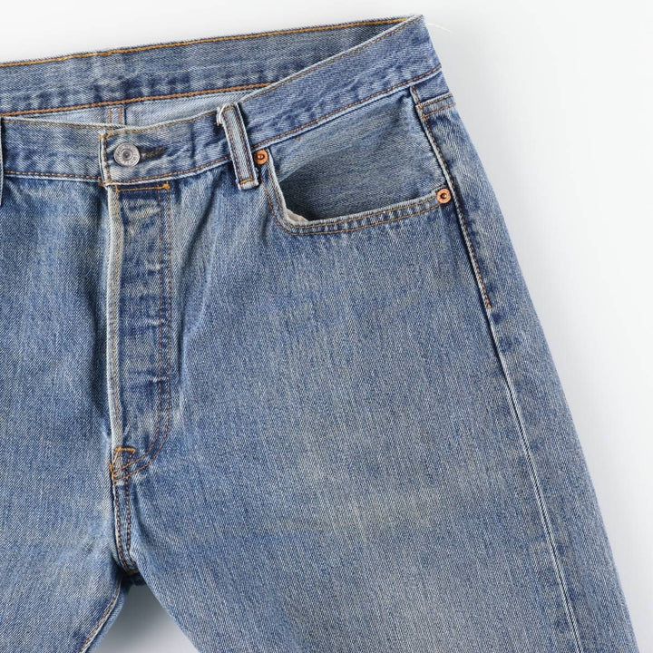Levi's 501 straight denim pants for men, size W36 cotton blue type Vintage Second Hand