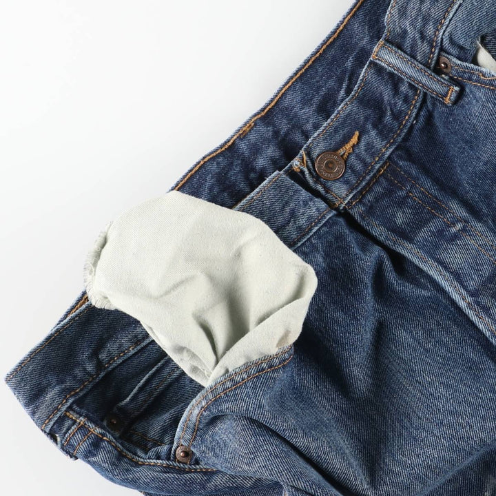Levi's 501 straight denim pants for men, size W36 cotton blue type Vintage Second Hand