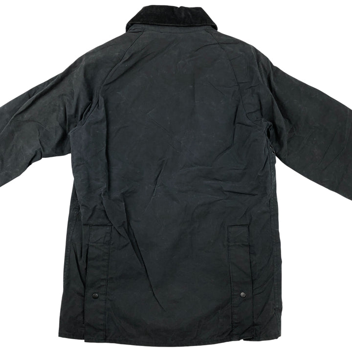 1980'S Barbour Bedale 2 Warrant Waxed Cotton Oiled Jacket, Made in England, Size 33.9" cotton navy blue type Vintage Second Hand