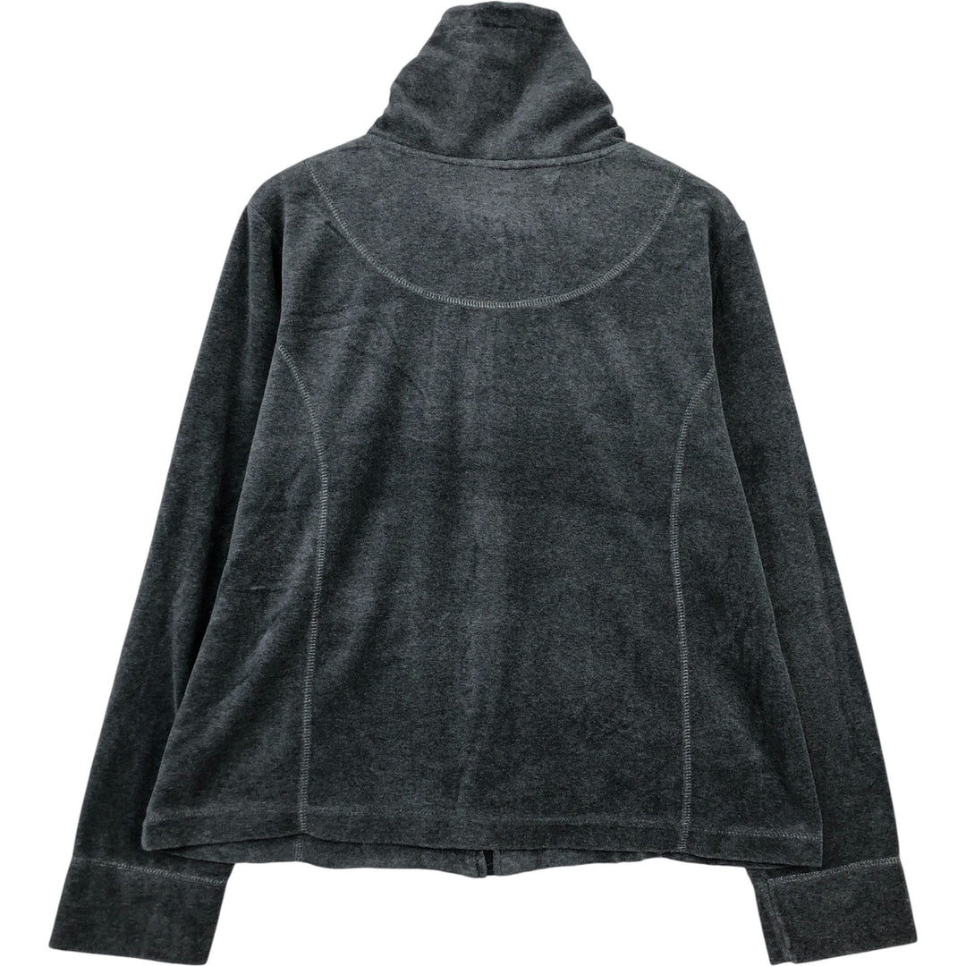 White Stag Velour Jacket, Women's Size L cotton gray type Vintage Second Hand