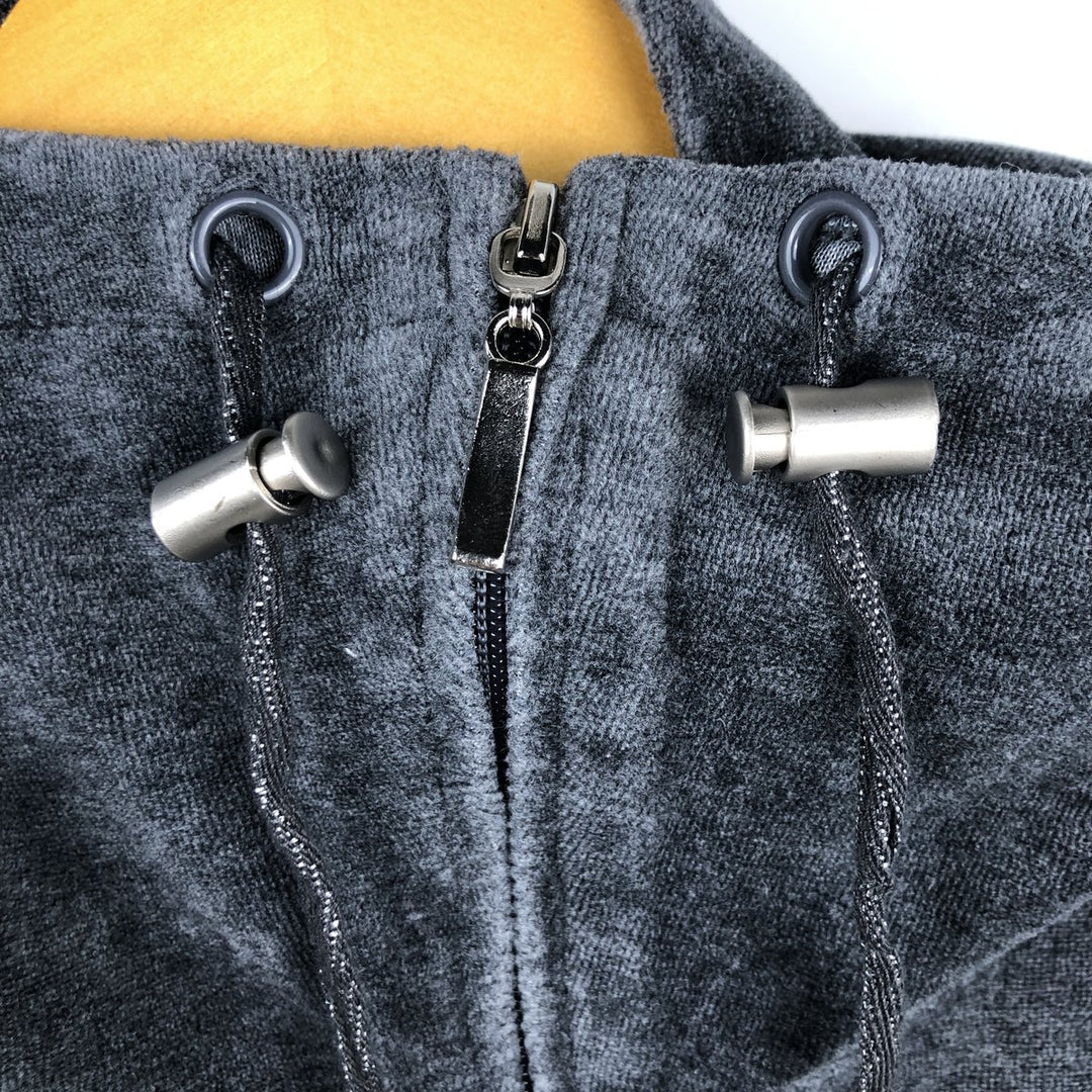 White Stag Velour Jacket, Women's Size L cotton gray type Vintage Second Hand