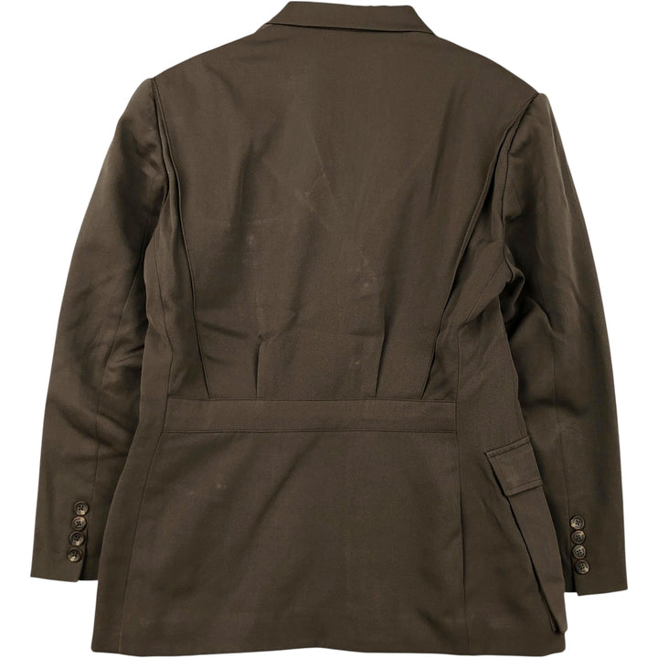 Vintage 1990'S Ralph Lauren wool tailored jacket, made in the USA, size M. wool Khaki type Vintage Second Hand