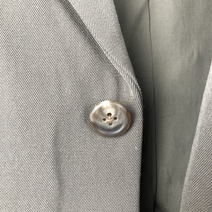 Vintage 1990'S Ralph Lauren wool tailored jacket, made in the USA, size M. wool Khaki type Vintage Second Hand