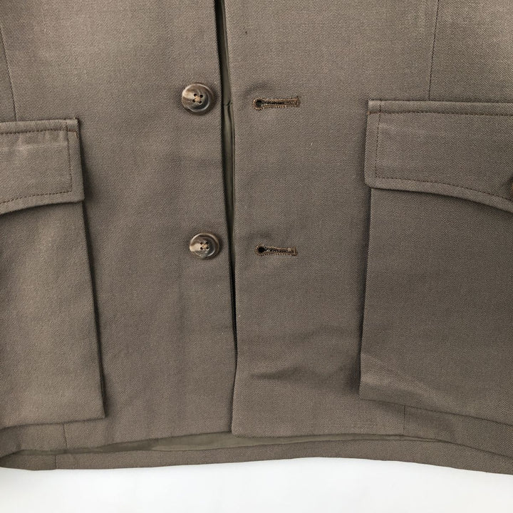 Vintage 1990'S Ralph Lauren wool tailored jacket, made in the USA, size M. wool Khaki type Vintage Second Hand