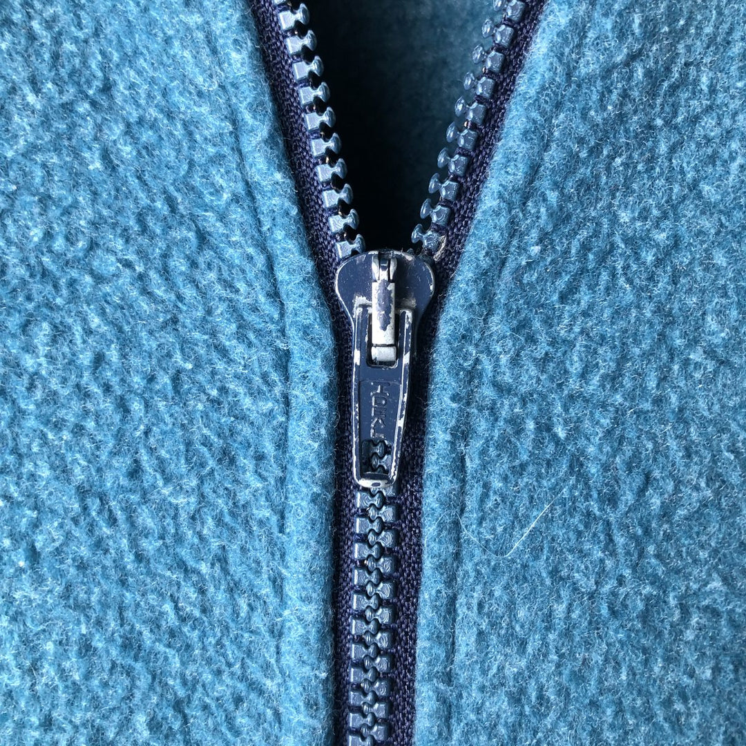 Vintage LLBean fleece jacket from the 1980'S to 1990s, made in the USA, size L. polyester Blue type light blue Vintage Second Hand