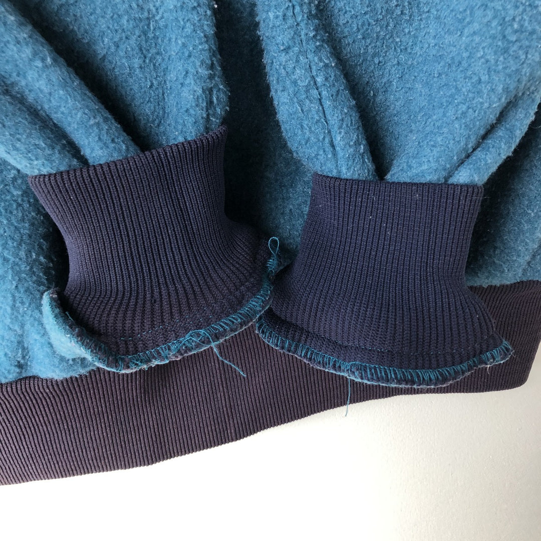 Vintage LLBean fleece jacket from the 1980'S to 1990s, made in the USA, size L. polyester Blue type light blue Vintage Second Hand