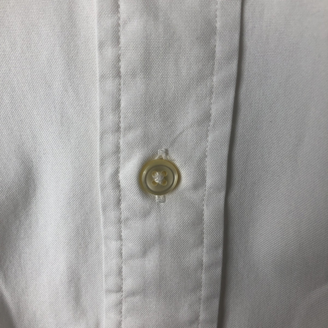 Ralph Lauren Classic Fit Long Sleeve Button Down Shirt, Men's Size L cotton white type Vintage Second Hand
