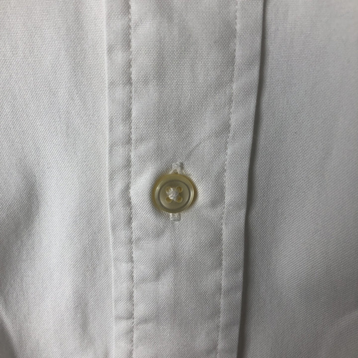 Ralph Lauren Classic Fit Long Sleeve Button Down Shirt, Men's Size L cotton white type Vintage Second Hand