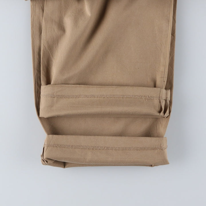 Ralph Lauren POLO by Ralph Lauren two-pleat wide-leg slacks, men's size W35 silk Beige type Vintage Second Hand