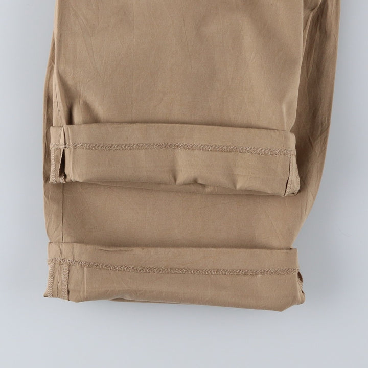 Ralph Lauren POLO by Ralph Lauren two-pleat wide-leg slacks, men's size W35 silk Beige type Vintage Second Hand