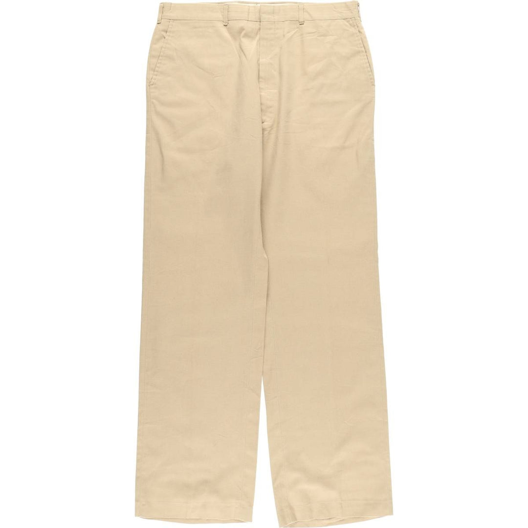 Vintage 70s-80'S Haggar Magic Stretch Cotton Slacks, Made in USA, Men's, Size W35 cotton Beige type Vintage Second Hand