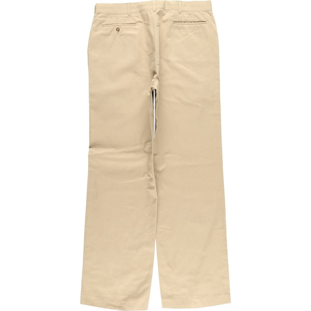 Vintage 70s-80'S Haggar Magic Stretch Cotton Slacks, Made in USA, Men's, Size W35 cotton Beige type Vintage Second Hand