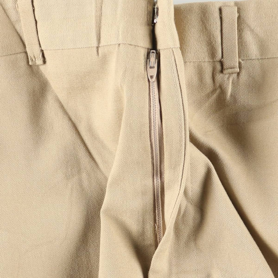 Vintage 70s-80'S Haggar Magic Stretch Cotton Slacks, Made in USA, Men's, Size W35 cotton Beige type Vintage Second Hand
