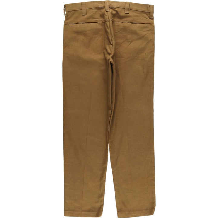 60s-70'S A-1 Kotzin Men's Slacks, Size W33 unclear brown type Vintage Second Hand