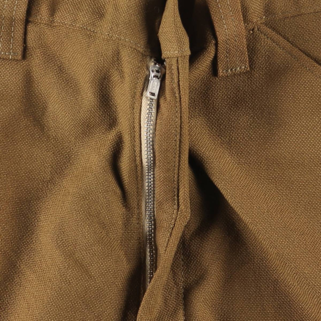 60s-70'S A-1 Kotzin Men's Slacks, Size W33 unclear brown type Vintage Second Hand