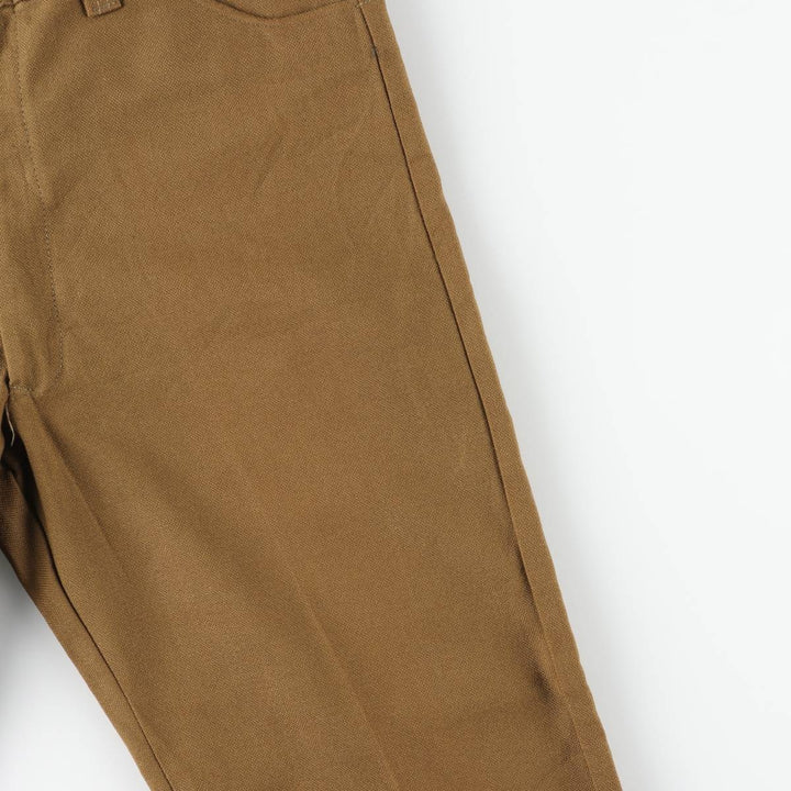 60s-70'S A-1 Kotzin Men's Slacks, Size W33 unclear brown type Vintage Second Hand