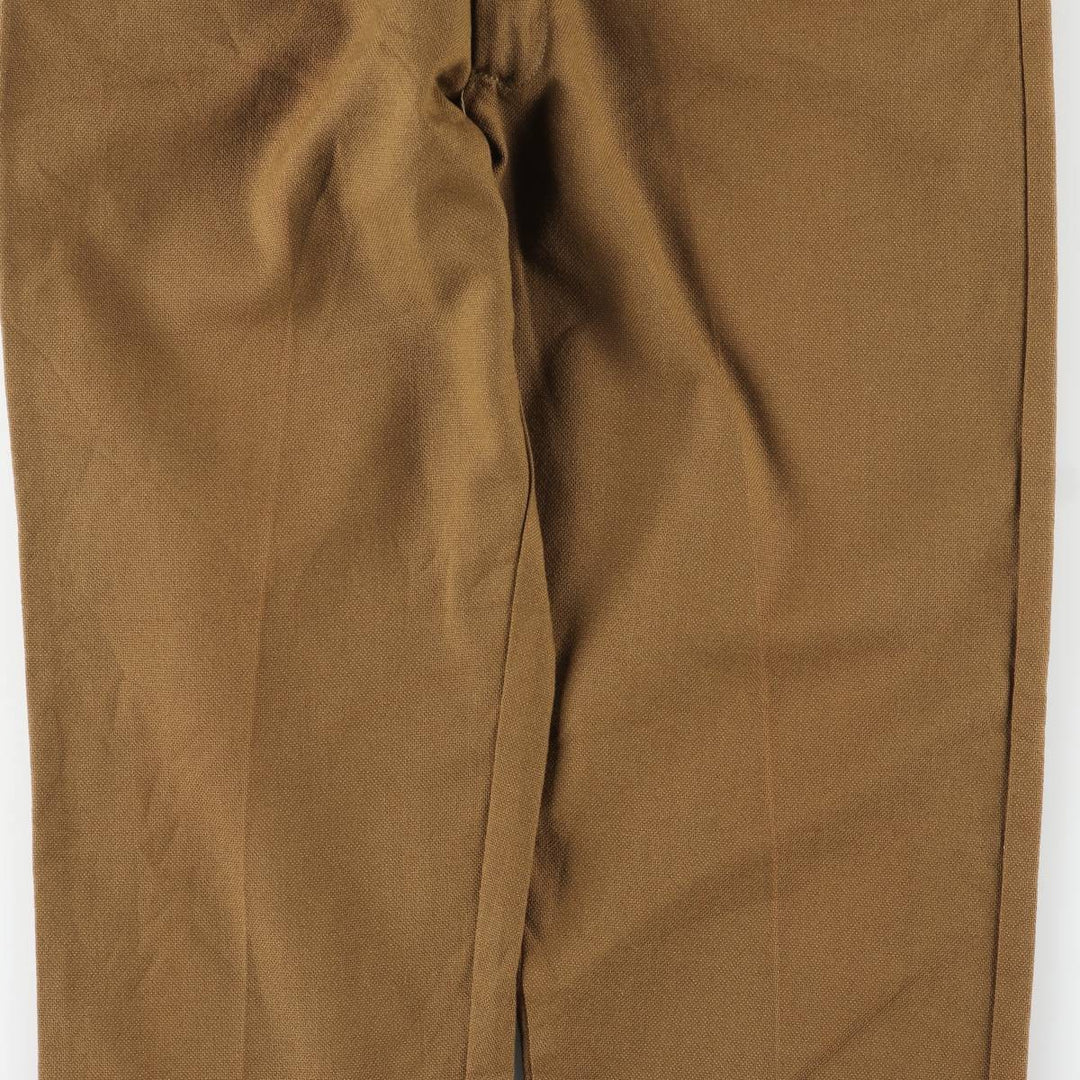 60s-70'S A-1 Kotzin Men's Slacks, Size W33 unclear brown type Vintage Second Hand