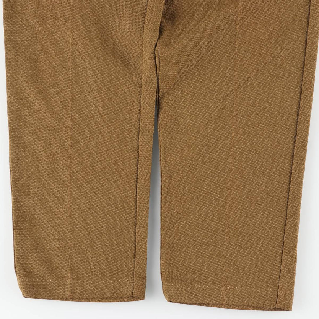 60s-70'S A-1 Kotzin Men's Slacks, Size W33 unclear brown type Vintage Second Hand