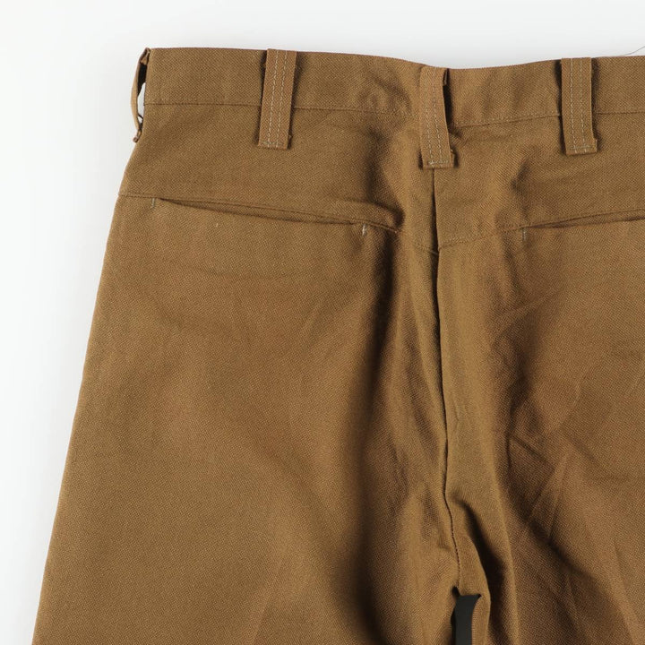 60s-70'S A-1 Kotzin Men's Slacks, Size W33 unclear brown type Vintage Second Hand
