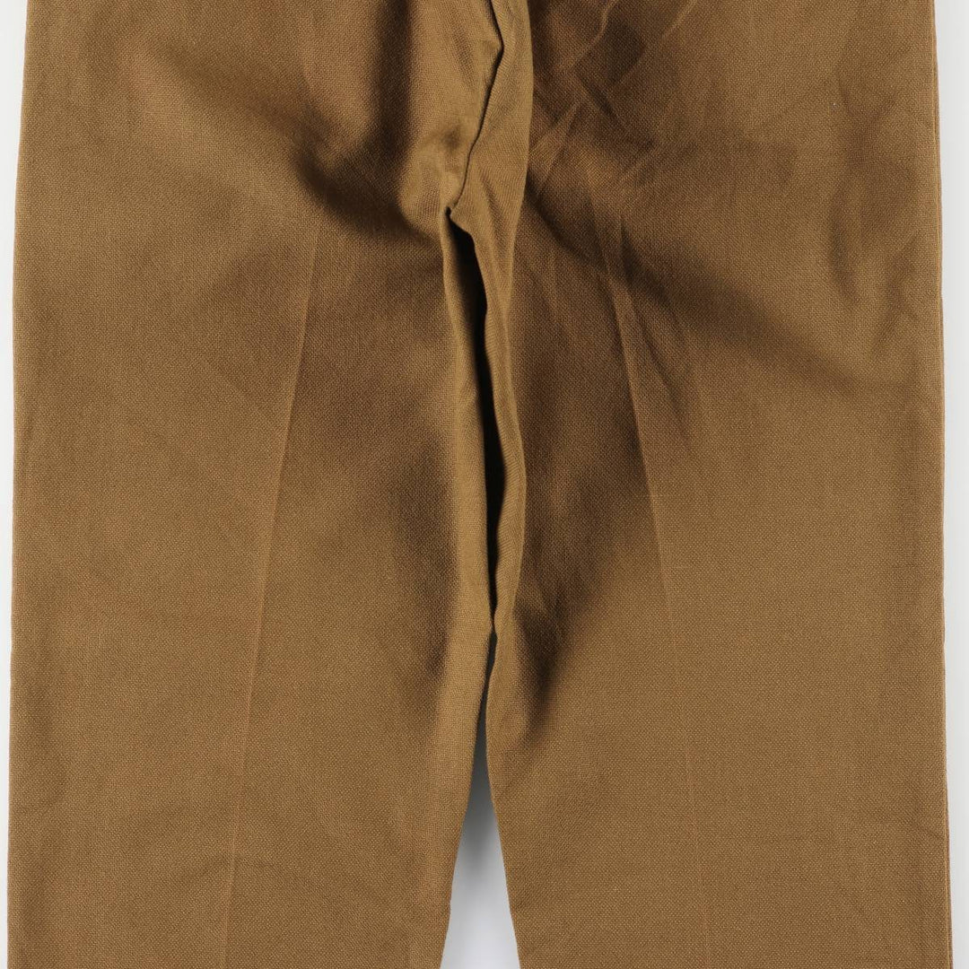 60s-70'S A-1 Kotzin Men's Slacks, Size W33 unclear brown type Vintage Second Hand