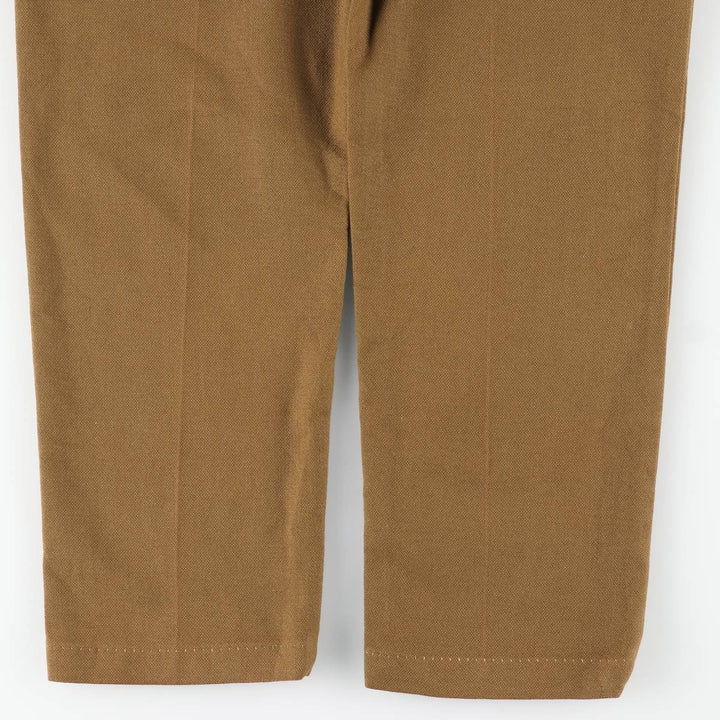 60s-70'S A-1 Kotzin Men's Slacks, Size W33 unclear brown type Vintage Second Hand