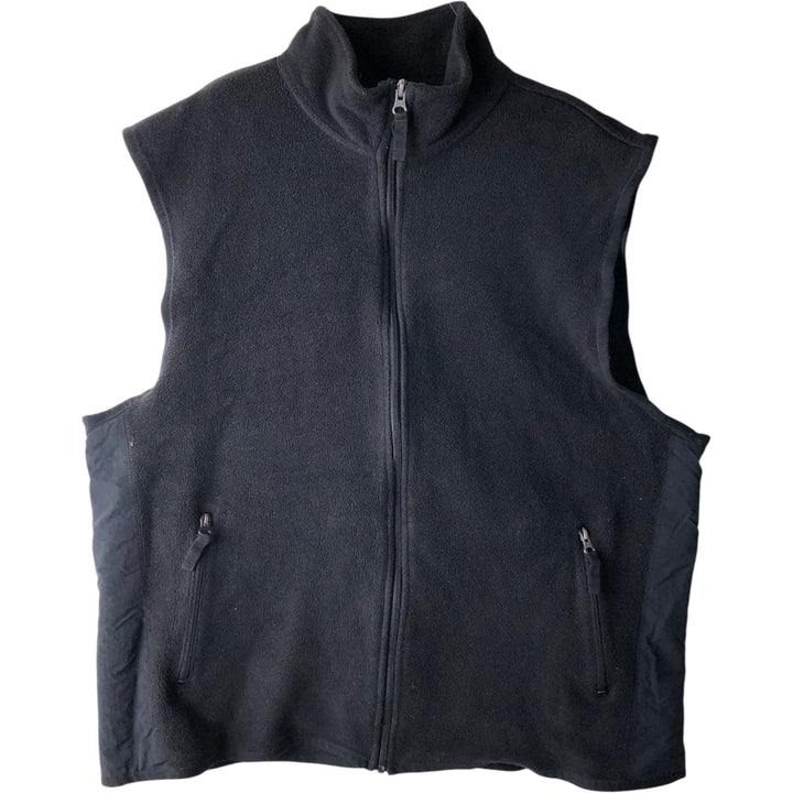 90'S GAP Old Gap Fleece Vest, Men's XL, Vintage polyester black type Vintage Second Hand