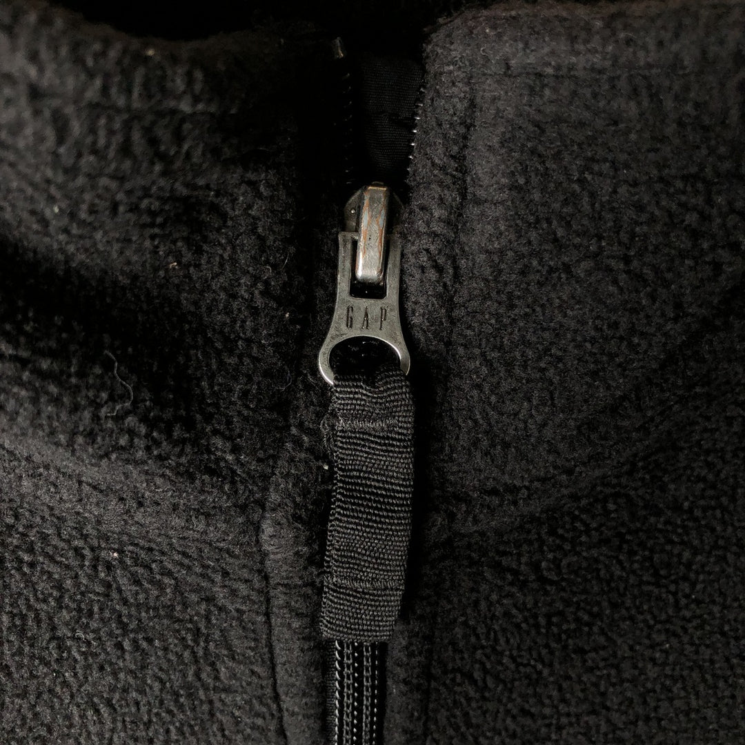 90'S GAP Old Gap Fleece Vest, Men's XL, Vintage polyester black type Vintage Second Hand