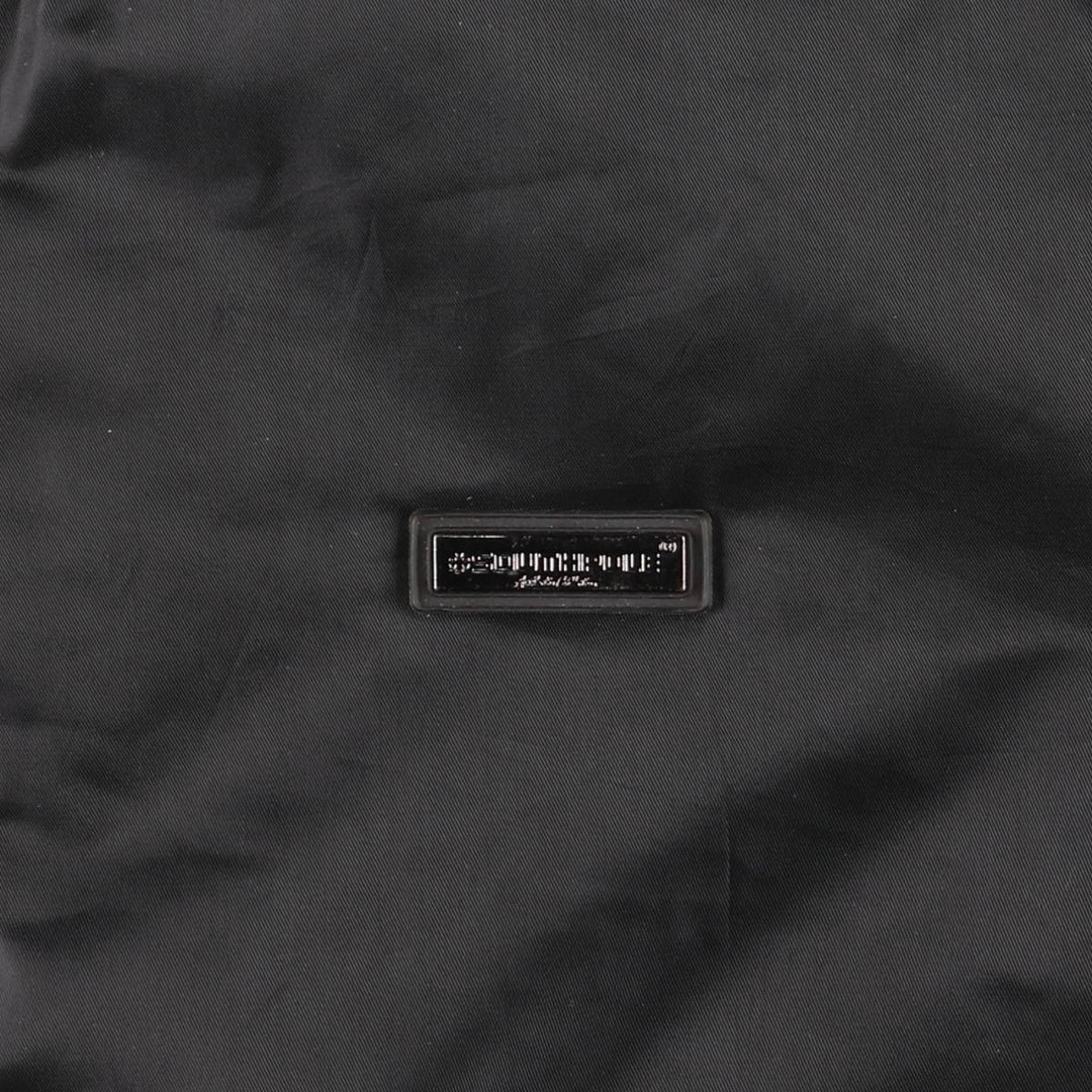 South Pole MA-1 style reversible padded military flight jacket, men's size L polyester black type Vintage Second Hand