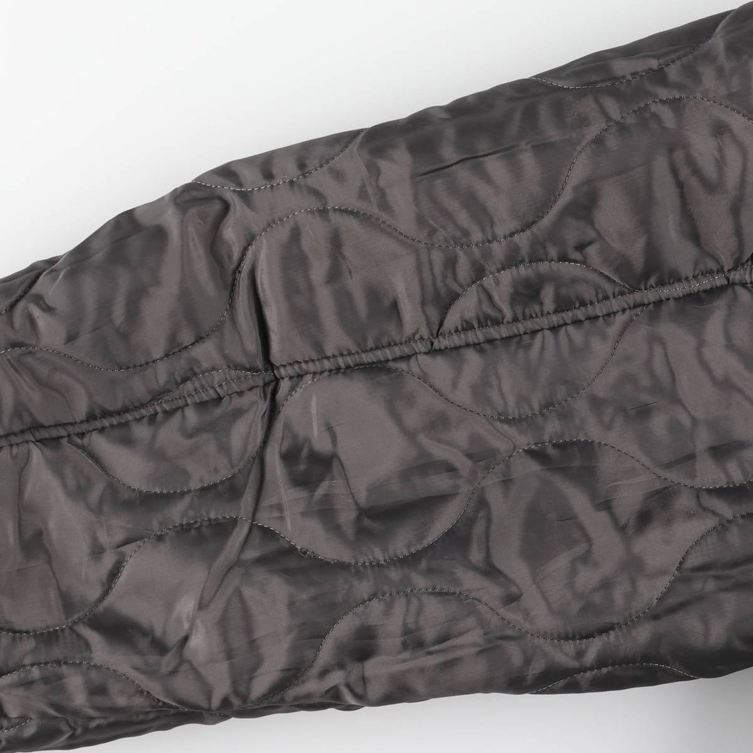 South Pole MA-1 style reversible padded military flight jacket, men's size L polyester black type Vintage Second Hand