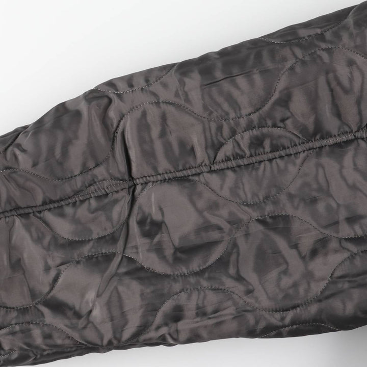 South Pole MA-1 style reversible padded military flight jacket, men's size L polyester black type Vintage Second Hand