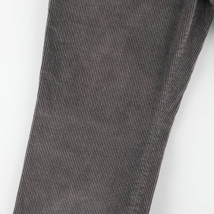 LLBean Two-pleat Corduroy Pants, Men's, Size W34, Vintage unclear gray type Vintage Second Hand