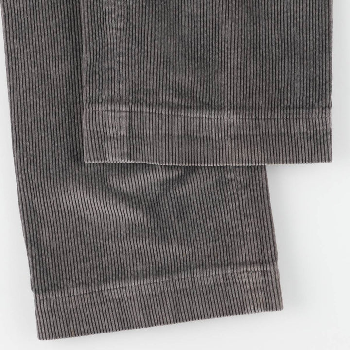 LLBean Two-pleat Corduroy Pants, Men's, Size W34, Vintage unclear gray type Vintage Second Hand