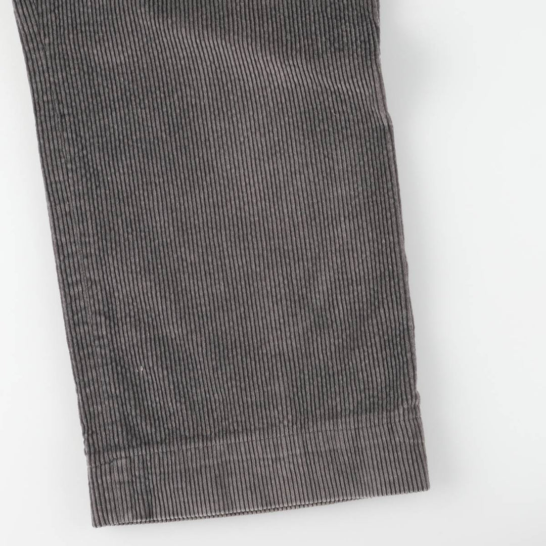 LLBean Two-pleat Corduroy Pants, Men's, Size W34, Vintage unclear gray type Vintage Second Hand