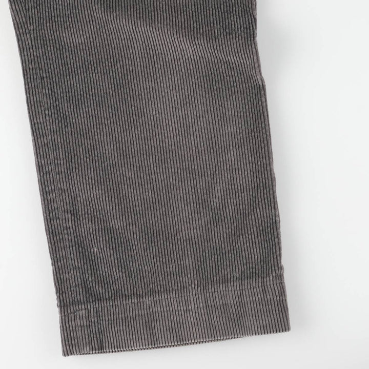 LLBean Two-pleat Corduroy Pants, Men's, Size W34, Vintage unclear gray type Vintage Second Hand