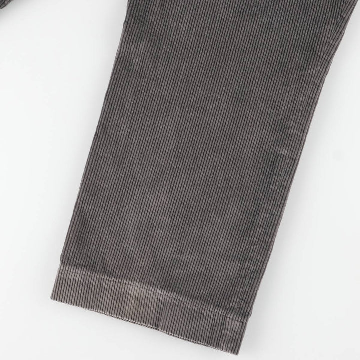 LLBean Two-pleat Corduroy Pants, Men's, Size W34, Vintage unclear gray type Vintage Second Hand