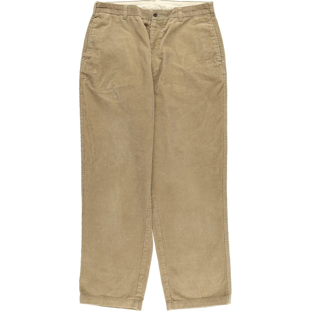 Brooks Brothers ESTABLISHED 1818 Corduroy Pants, Men's, Size W34 cotton brown type Vintage Second Hand