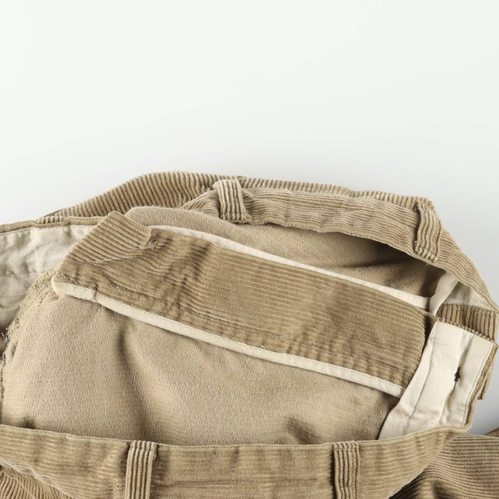 Brooks Brothers ESTABLISHED 1818 Corduroy Pants, Men's, Size W34 cotton brown type Vintage Second Hand