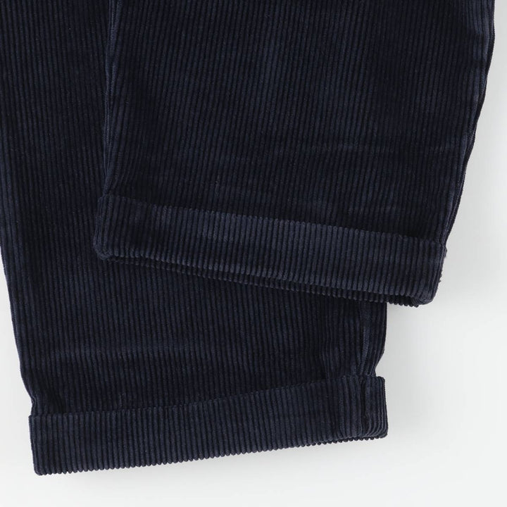 Brooks Brothers ESTABLISHED 1818 Two-pleat Corduroy Pants, Men's, Size W31 cotton navy blue type Vintage Second Hand