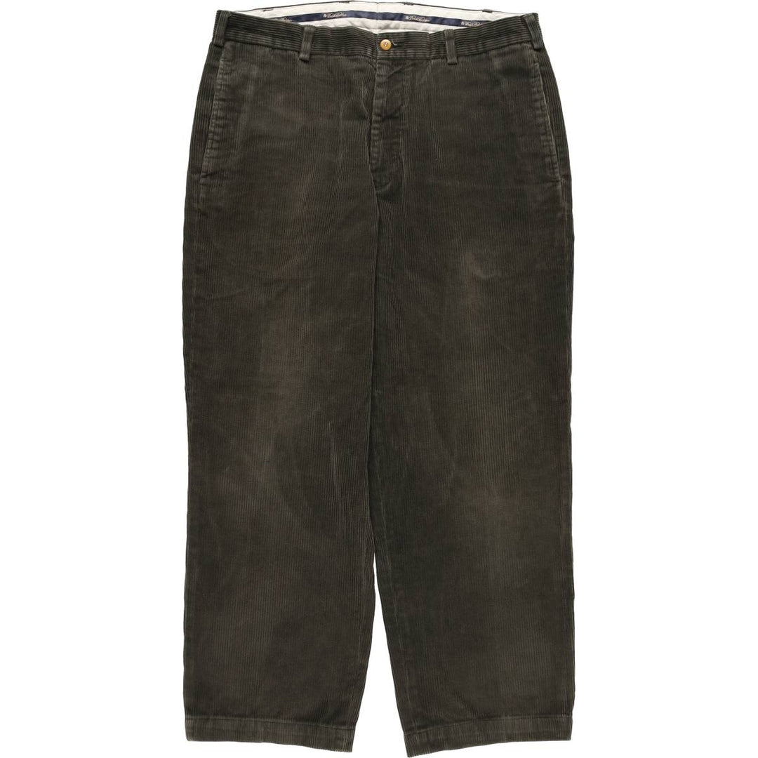 Brooks Brothers HODSON Corduroy Pants, Men's, Size 36 cotton Khaki type brown Vintage Second Hand