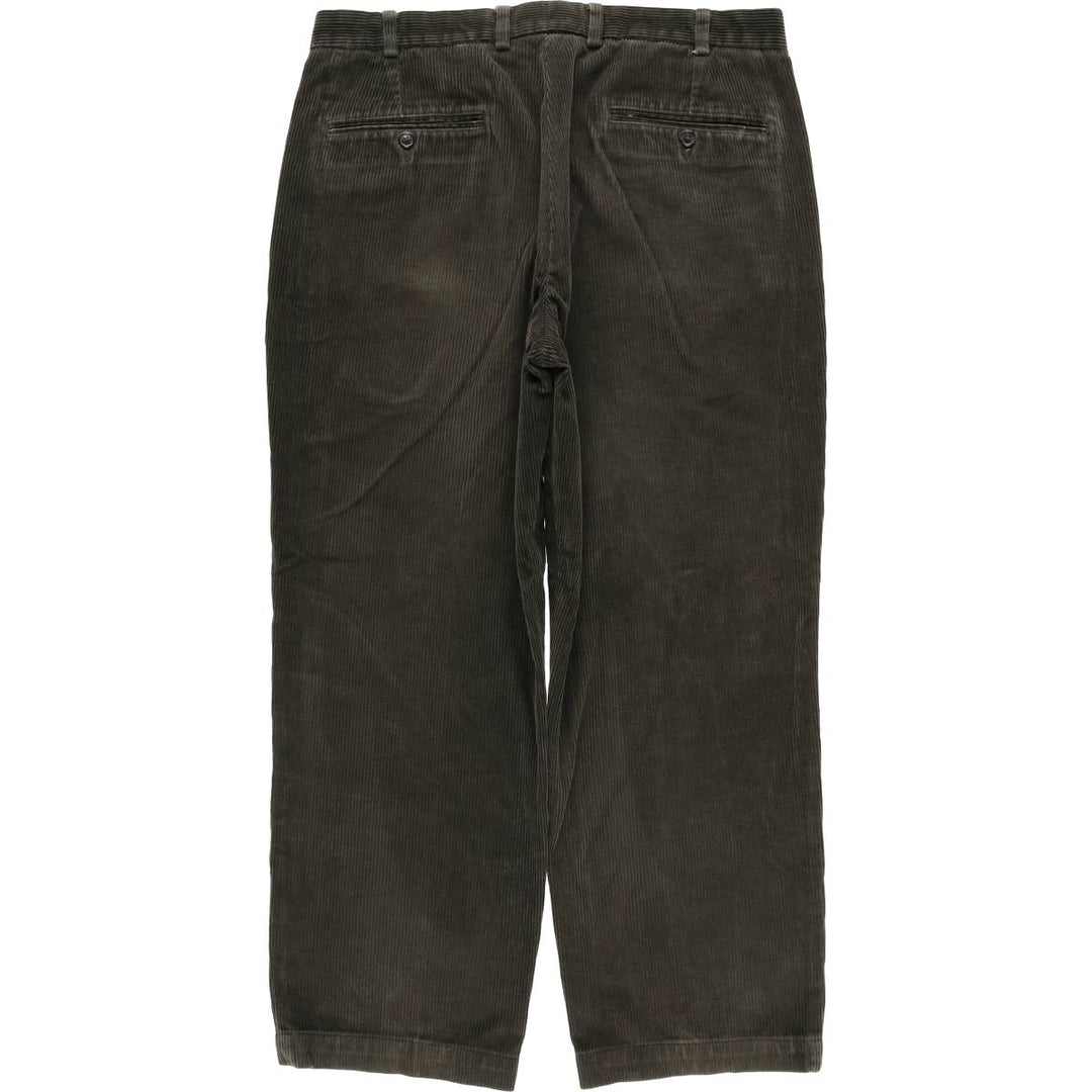 Brooks Brothers HODSON Corduroy Pants, Men's, Size 36 cotton Khaki type brown Vintage Second Hand