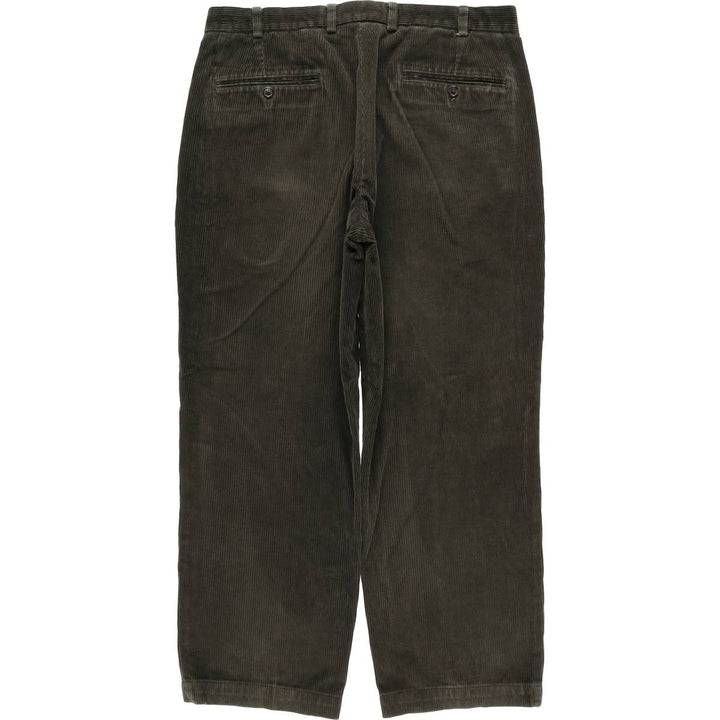 Brooks Brothers HODSON Corduroy Pants, Men's, Size 36 cotton Khaki type brown Vintage Second Hand