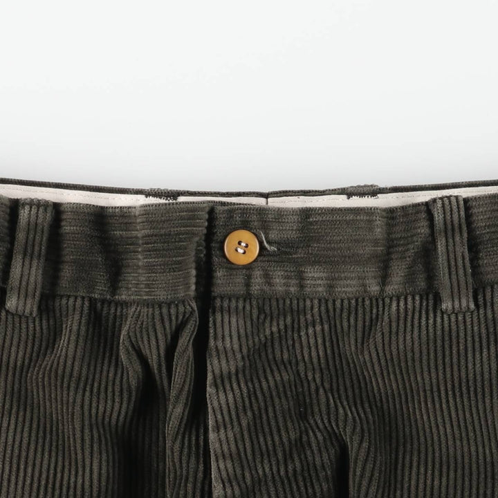 Brooks Brothers HODSON Corduroy Pants, Men's, Size 36 cotton Khaki type brown Vintage Second Hand