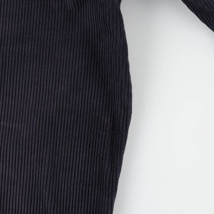 Eddie Bauer Men's Two-Puck Wide-Rib Corduroy Pants, Size W35 cotton navy blue type Vintage Second Hand