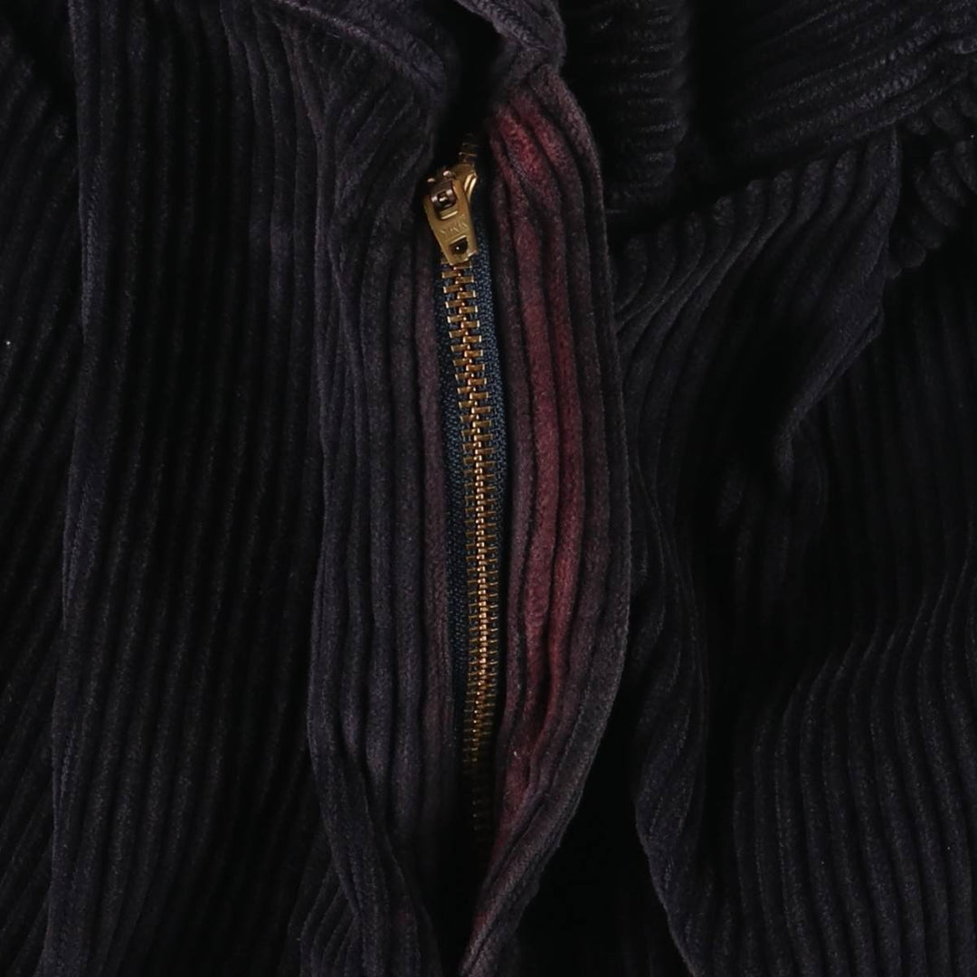 Eddie Bauer Two-Puck Wide-Rib Corduroy Pants, Men's Size 34 cotton black type Vintage Second Hand