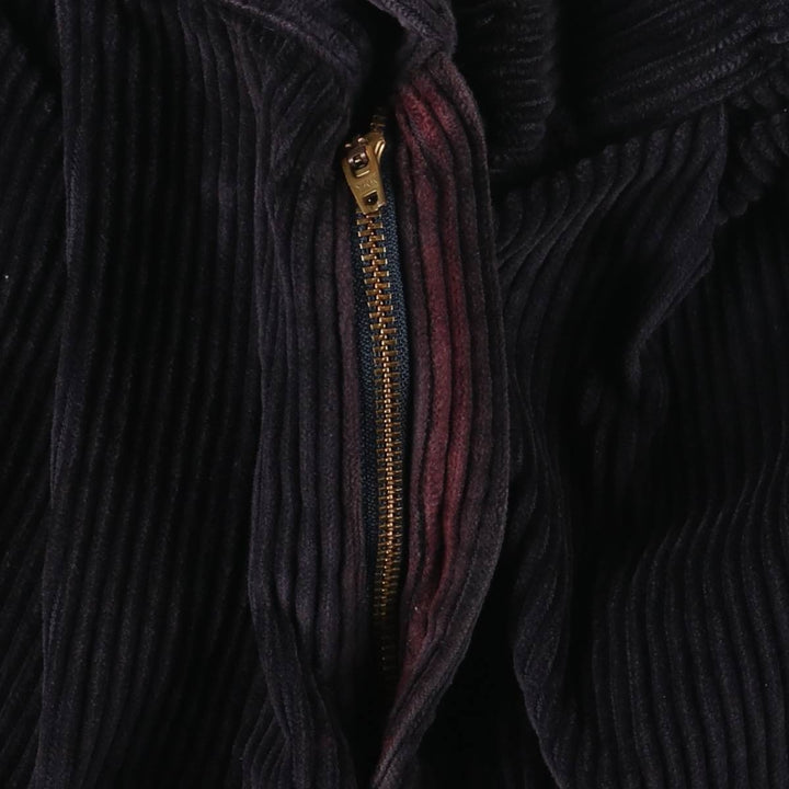 Eddie Bauer Two-Puck Wide-Rib Corduroy Pants, Men's Size 34 cotton black type Vintage Second Hand