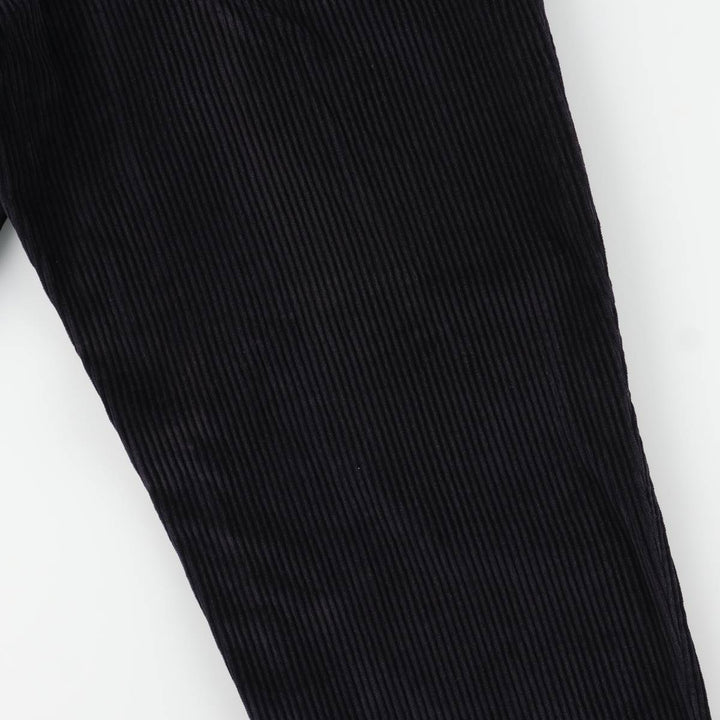 Eddie Bauer Two-Puck Wide-Rib Corduroy Pants, Men's Size 34 cotton black type Vintage Second Hand